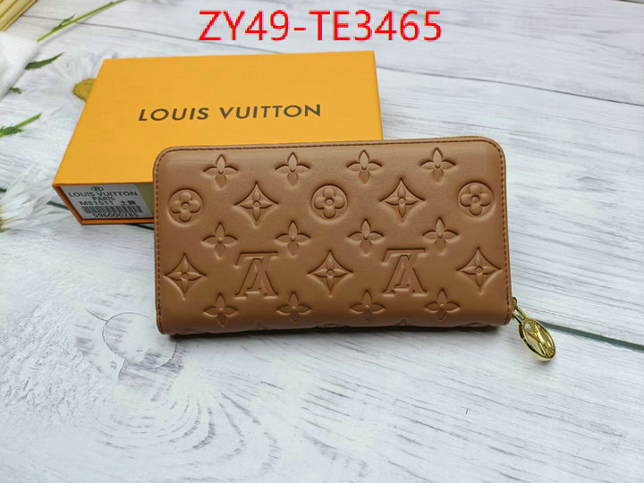 LV Bags(4A)-Wallet,buy high quality cheap hot replica ,ID: TE3465,$: 49USD