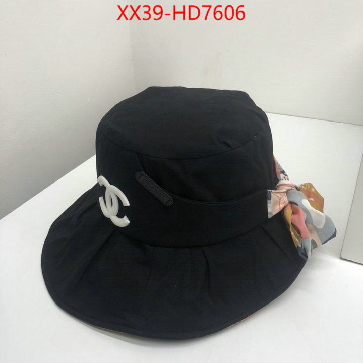 Cap (Hat)-Chanel,best replica new style , ID: HD7606,$: 39USD