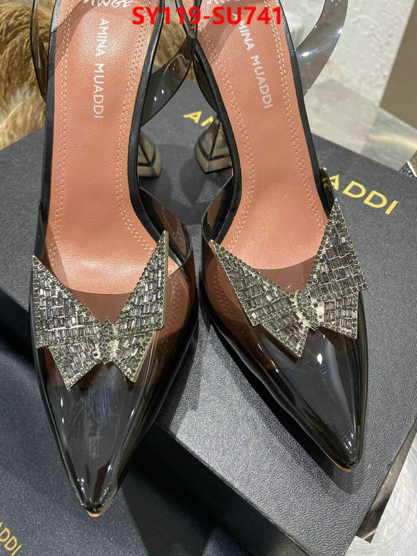 Women Shoes-Amina Muaddi,counter quality , ID: SU741,$: 119USD