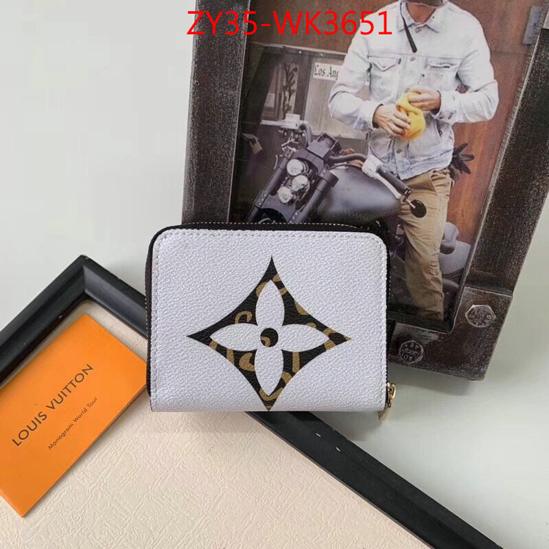 LV Bags(4A)-Wallet,ID: WK3651,$:35USD