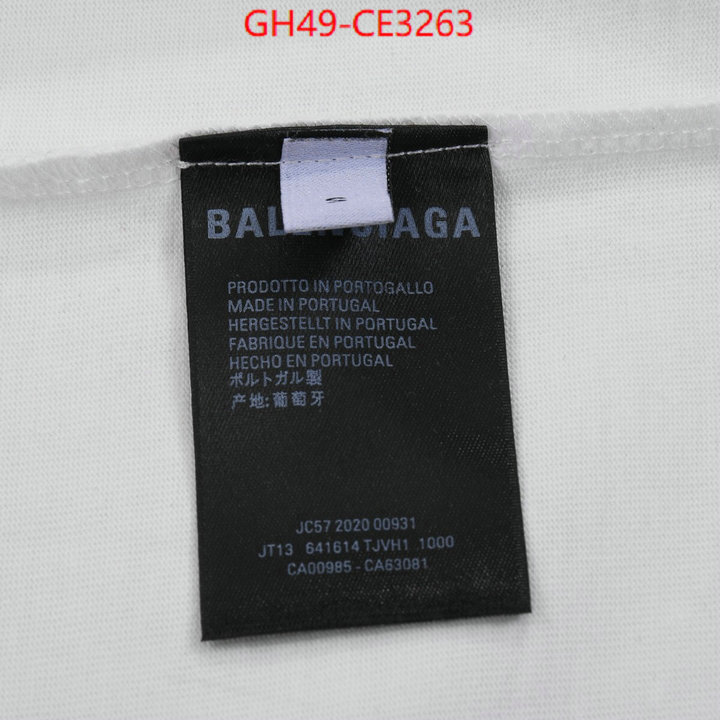 Clothing-Balenciaga,buy high-quality fake , ID: CE3263,$: 49USD