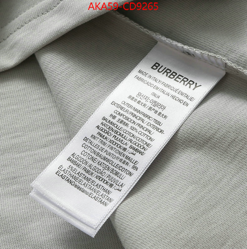 Clothing-Burberry,7 star replica , ID: CD9265,$: 59USD