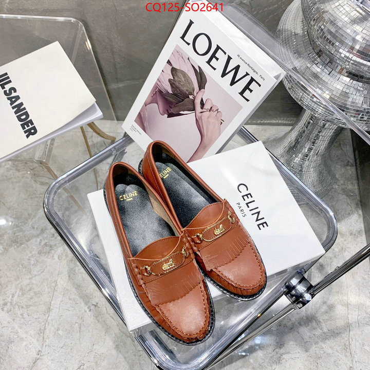 Women Shoes-CELINE,buy high-quality fake , ID: SO2641,$: 125USD