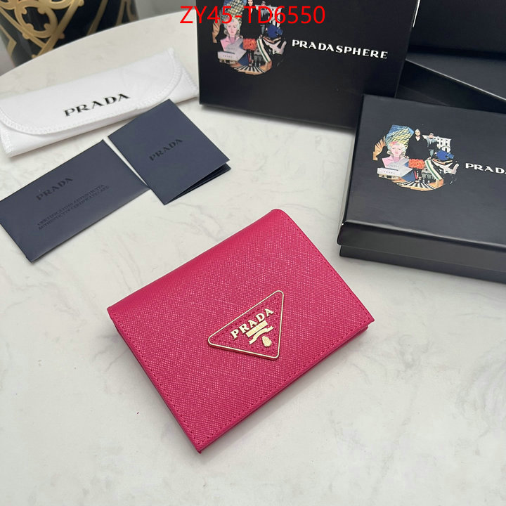 Prada Bags(4A)-Wallet,best like ,ID: TD6550,$: 45USD