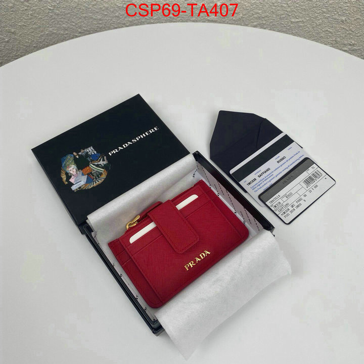 Prada Bags(TOP)-Wallet,ID:TA407,$: 69USD