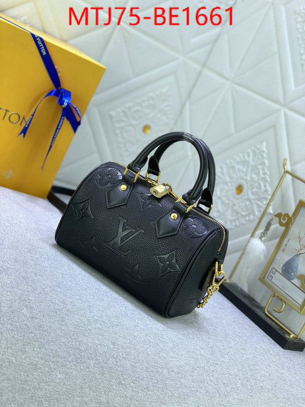 LV Bags(4A)-Speedy-,can i buy replica ,ID: BE1661,$: 75USD