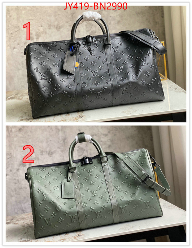 LV Bags(TOP)-Keepall BandouliRe 45-50-,ID: BN2990,$: 419USD