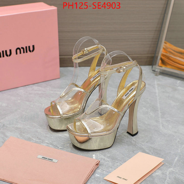 Women Shoes-Miu Miu,high quality designer replica , ID: SE4903,$: 125USD