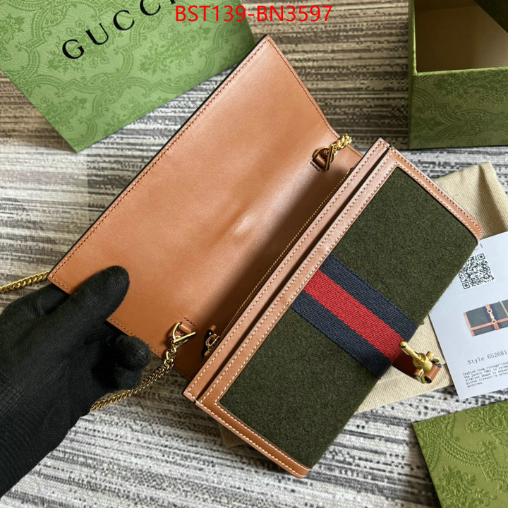 Gucci Bags(TOP)-Diagonal-,top fake designer ,ID: BN3597,$: 139USD