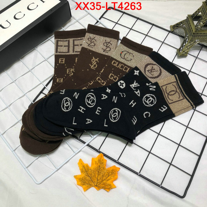 Sock-Gucci,7 star , ID: LT4263,$:35USD