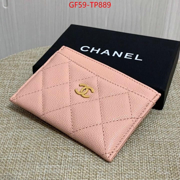 Chanel Bags(TOP)-Wallet-,ID: TP889,$: 59USD