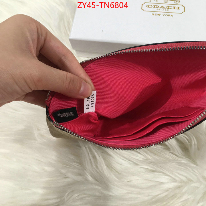 Coach Bags(4A)-Wallet,top 1:1 replica ,ID: TN6804,$: 45USD