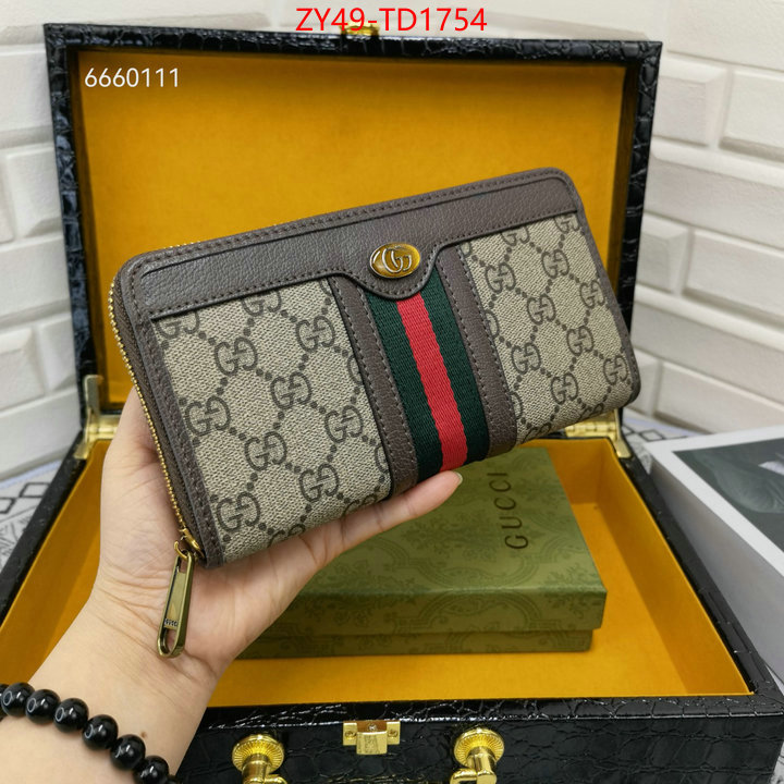 Gucci Bags(4A)-Wallet-,ID: TD1754,$: 49USD