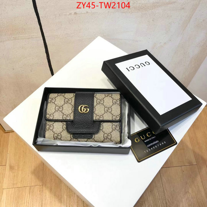 Gucci Bags(4A)-Wallet-,perfect replica ,ID: TW2104,$: 45USD