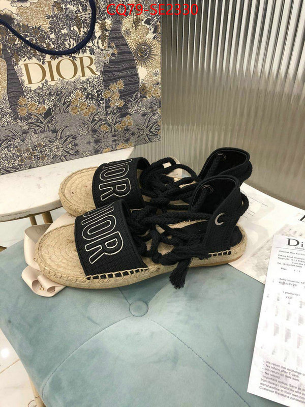 Women Shoes-Dior,top 1:1 replica , ID: SE2330,$: 79USD