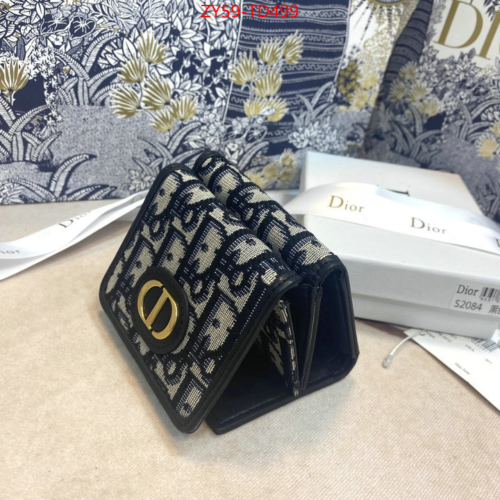 Dior Bags(4A)-Wallet-,ID: TD499,$: 59USD