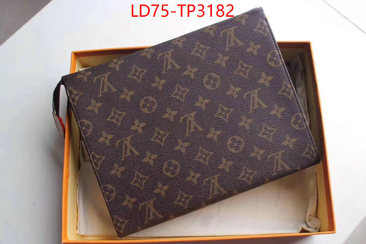 LV Bags(TOP)-Wallet,ID: TP3182,$: 75USD