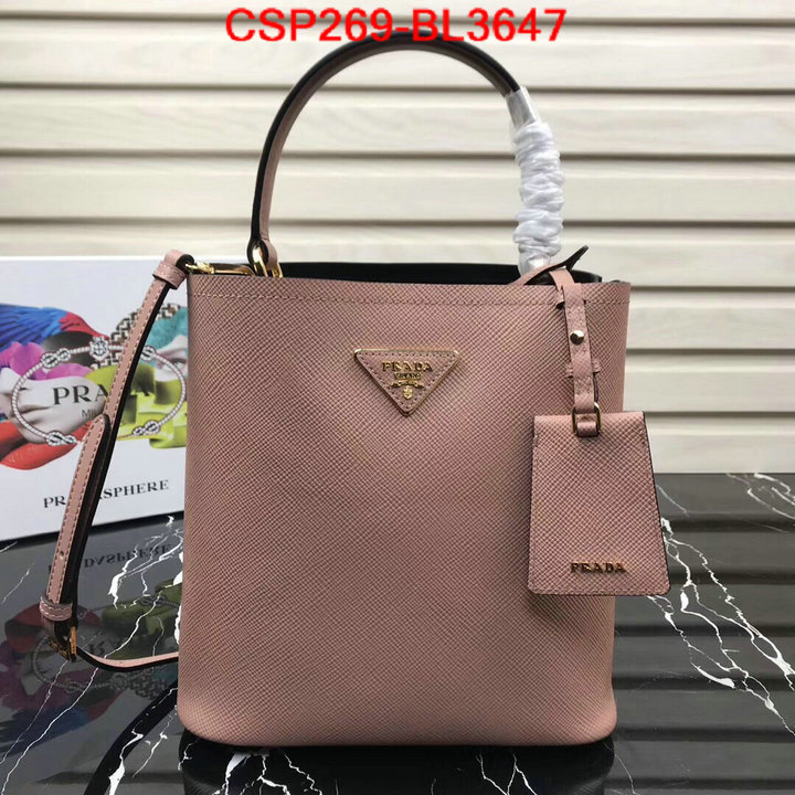 Prada Bags(TOP)-Diagonal-,ID: BL3647,$: 269USD