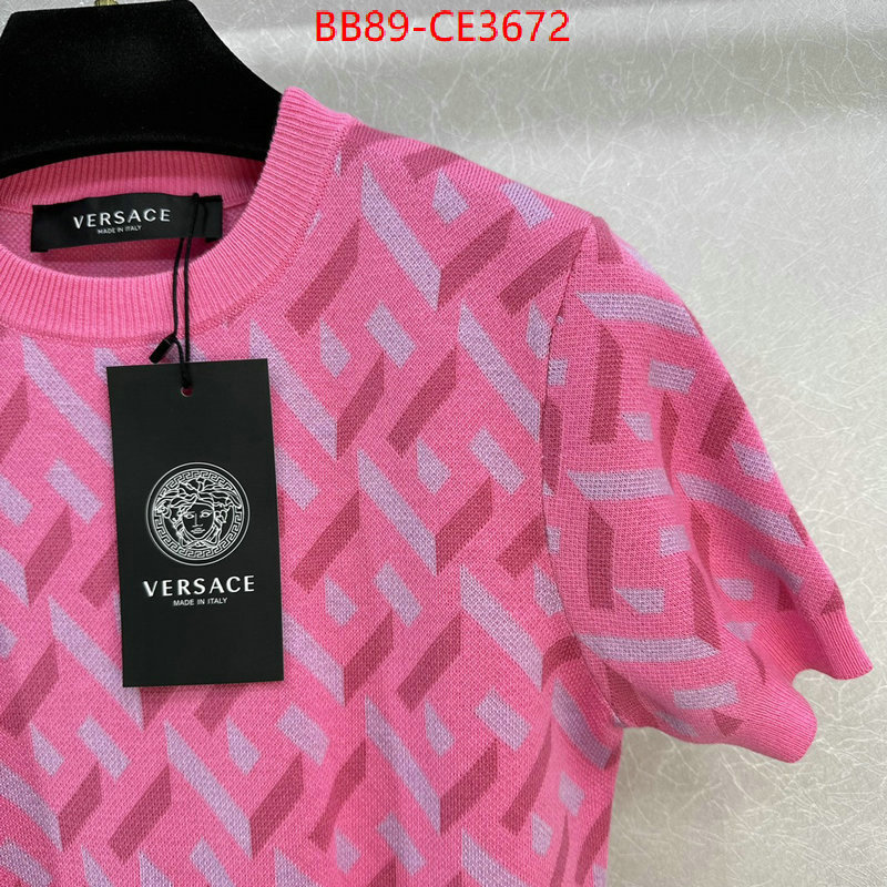 Clothing-Versace,new designer replica , ID: CE3672,$:89USD