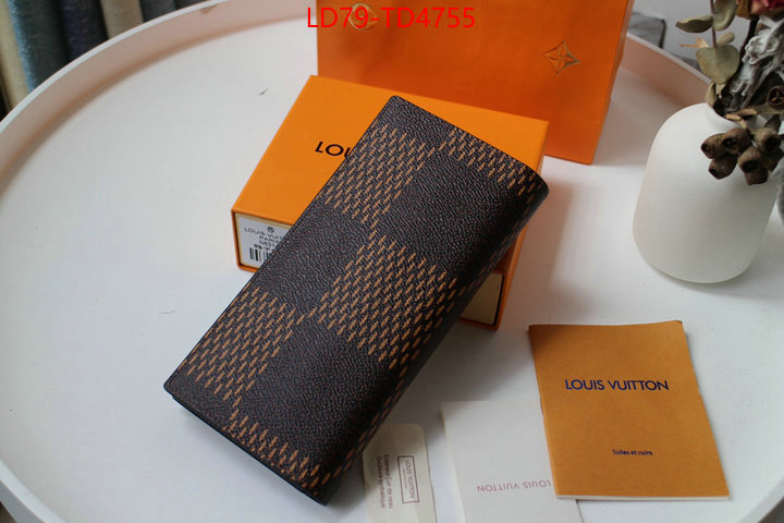 LV Bags(TOP)-Wallet,ID: TD4755,$: 79USD