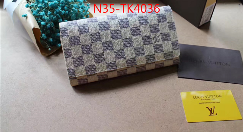 LV Bags(4A)-Wallet,ID: TK4036,$: 35USD