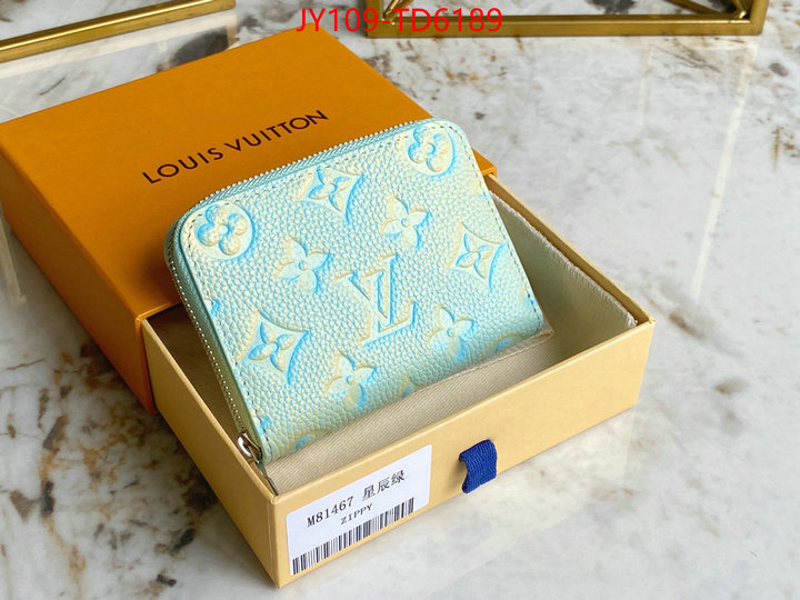 LV Bags(TOP)-Wallet,ID: TD6189,$: 109USD