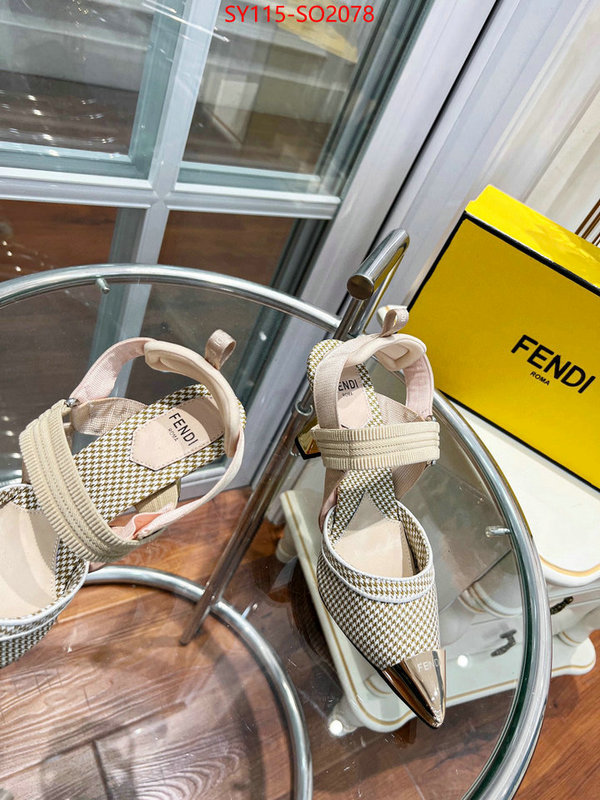 Women Shoes-Fendi,luxury 7 star replica , ID: SO2078,$: 115USD