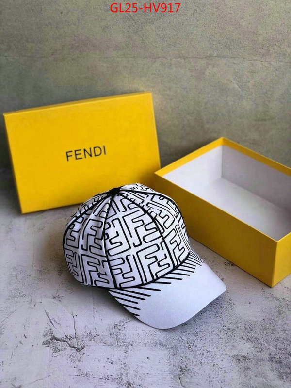 Cap (Hat)-Fendi,brand designer replica , ID: HV917,$: 25USD