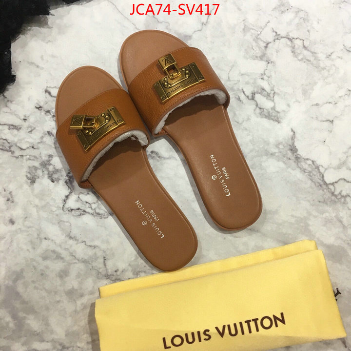 Women Shoes-LV,what 1:1 replica , ID: SV417,$:74USD