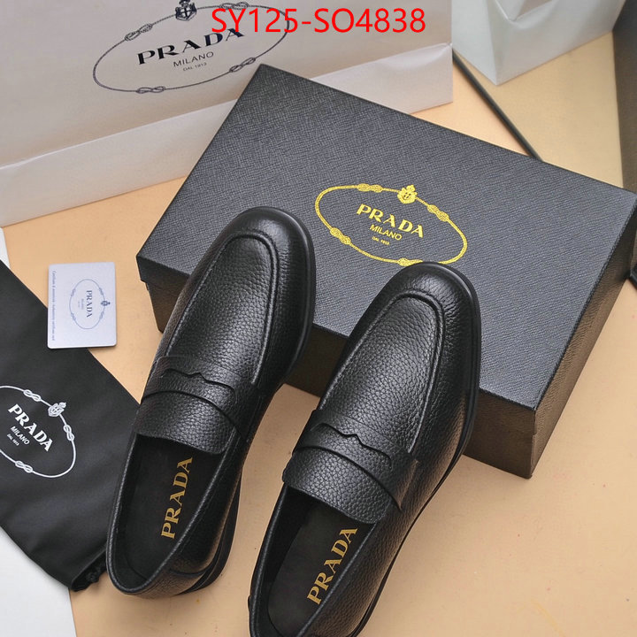 Men Shoes-Prada,top , ID: SO4838,$: 125USD