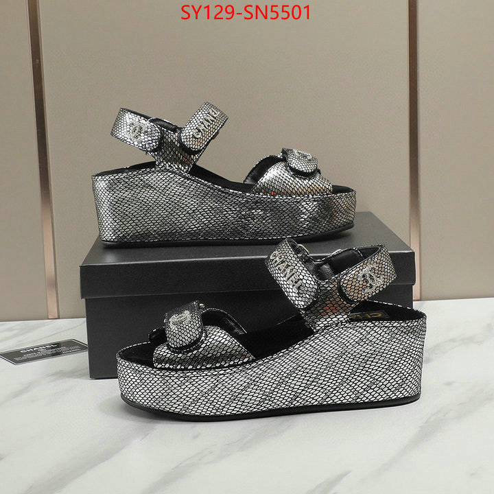 Women Shoes-Chanel,1:1 replica wholesale , ID: SN5501,$: 129USD