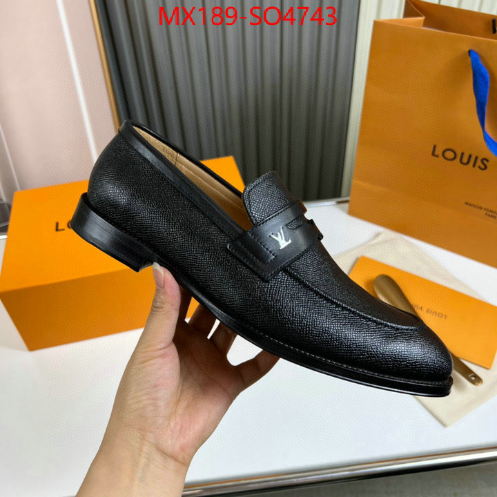 Men Shoes-LV,the top ultimate knockoff , ID: SO4743,$: 189USD