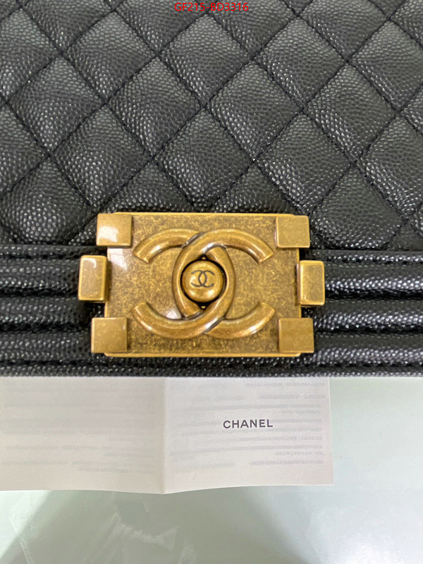 Chanel Bags(TOP)-Le Boy,ID: BD3316,$: 215USD