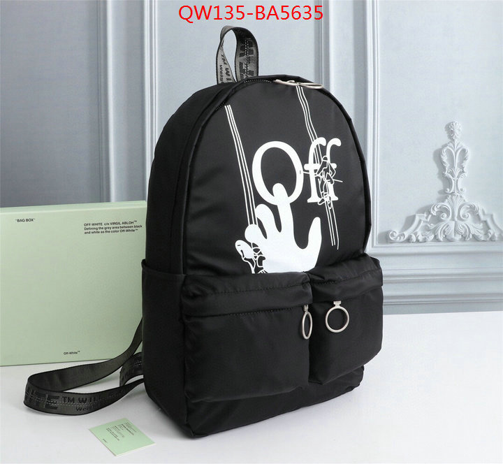 Off-White Bags ( TOP )-Backpack-,how to buy replica shop ,ID: BA5635,$: 135USD