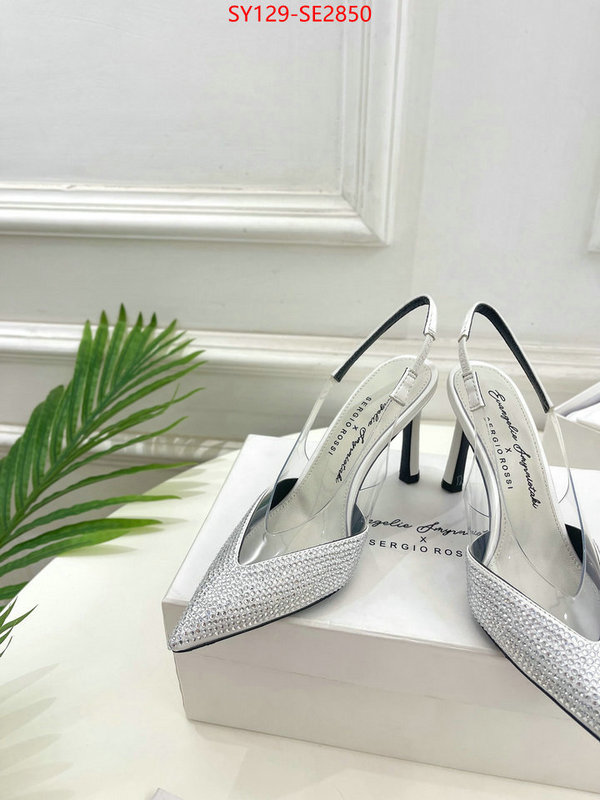 Women Shoes-Sergio Rossi,top sale ,luxury fashion replica designers , ID: SE2850,$: 129USD