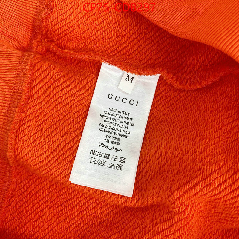 Clothing-Gucci,perfect quality , ID: CD8297,$: 75USD