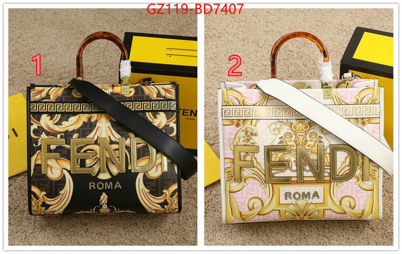 Fendi Bags(4A)-Sunshine-,what's the best to buy replica ,ID: BD7407,$: 119USD