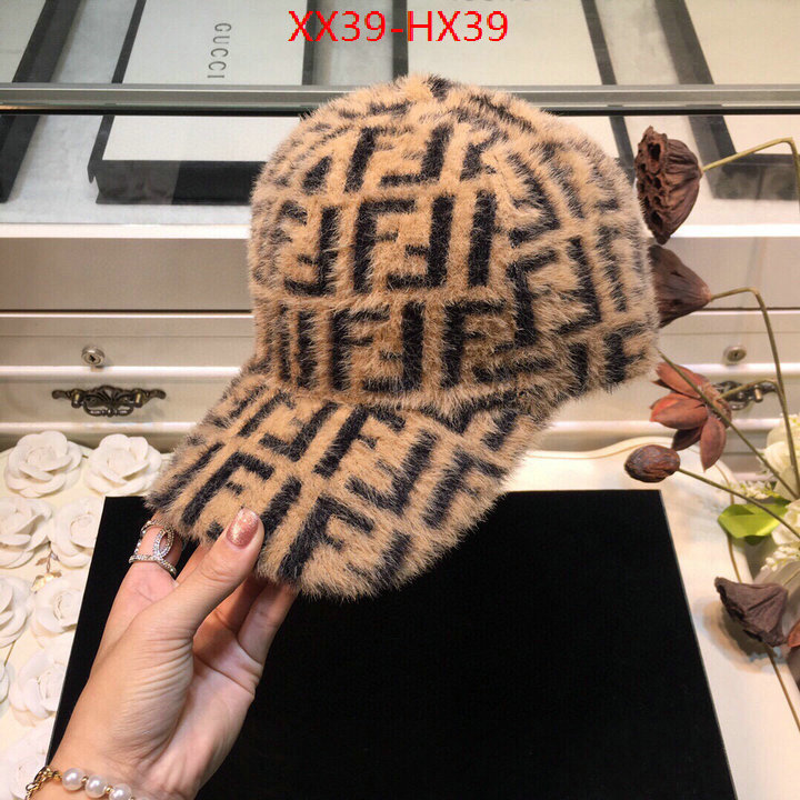 Cap (Hat)-Fendi,highest quality replica , ID:HX39,$: 39USD