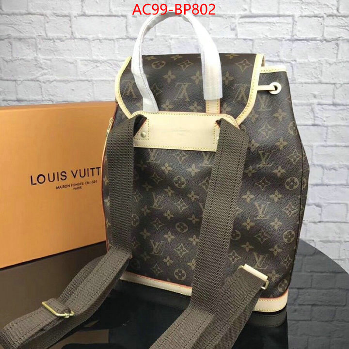 LV Bags(4A)-Backpack-,2023 aaaaa replica customize ,ID: BP802,$:99USD