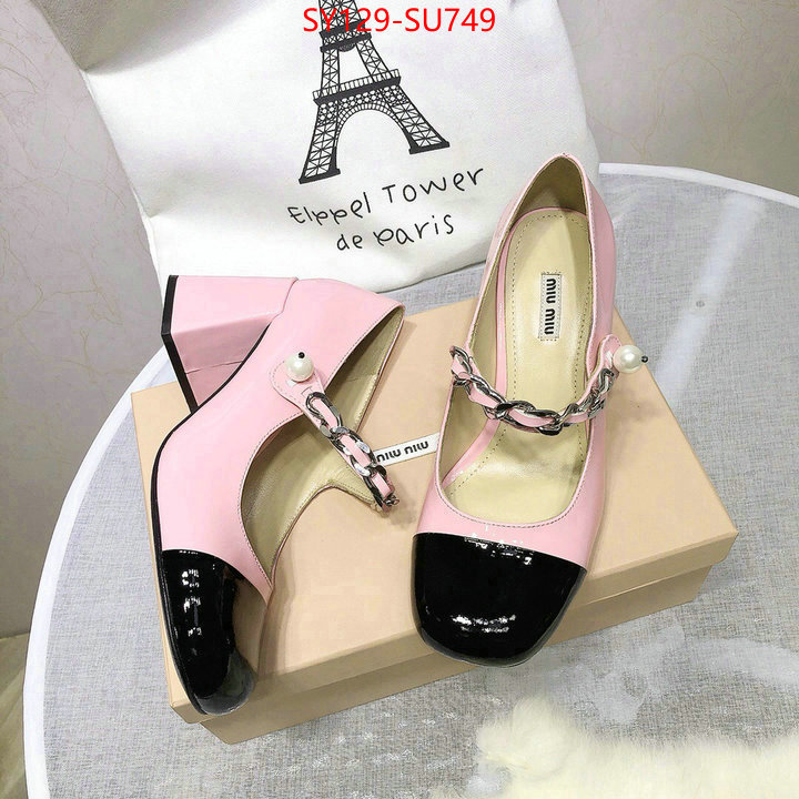 Women Shoes-Miu Miu,perfect quality ,luxury fashion replica designers , ID: SU749,$: 129USD