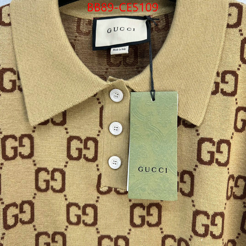 Clothing-Gucci,top quality replica , ID: CE5109,$: 89USD