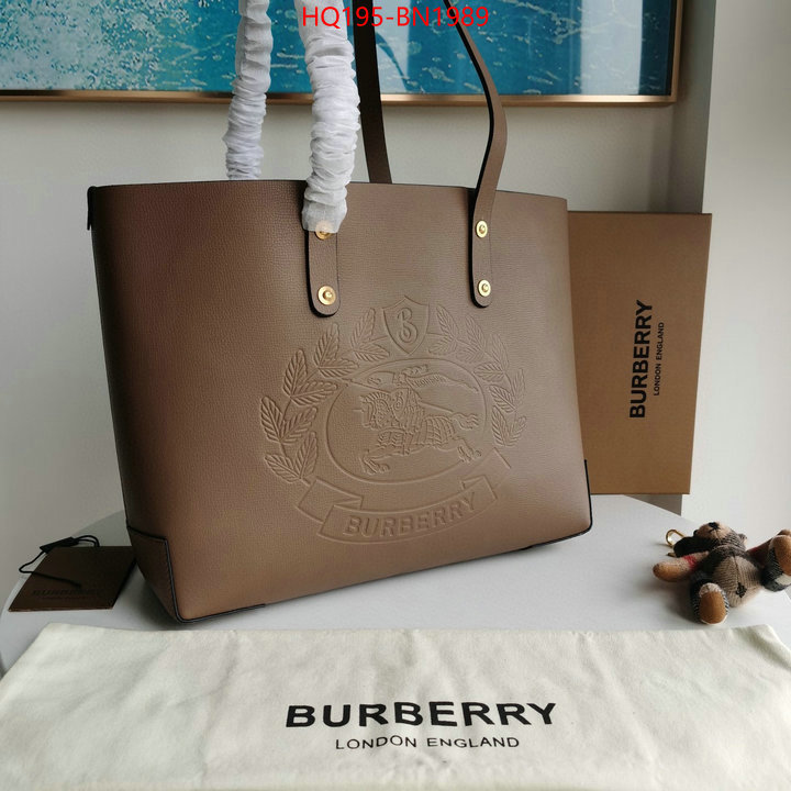 Burberry Bags(TOP)-Handbag-,1:1 clone ,ID: BN1989,$: 195USD