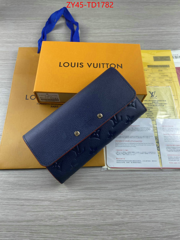 LV Bags(4A)-Wallet,ID: TD1782,$: 45USD