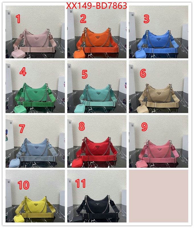 Prada Bags(TOP)-Re-Edition 2005,ID: BD7863,$: 149USD