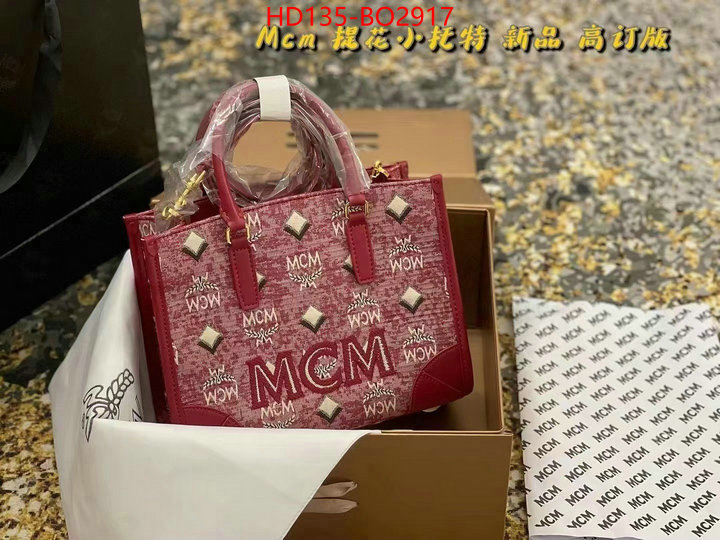 MCM Bags(TOP)-Handbag-,ID: BO2917,$: 135USD