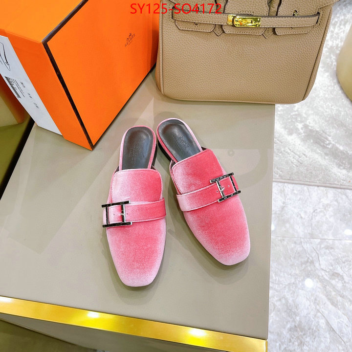 Women Shoes-Hermes,1:1 replica wholesale , ID: SO4172,$: 125USD