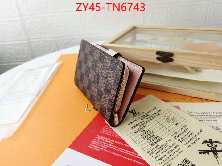 LV Bags(4A)-Wallet,ID: TN6743,$: 45USD