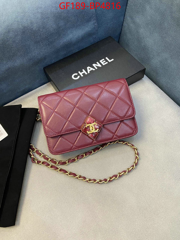 Chanel Bags(TOP)-Diagonal-,ID: BP4816,$: 189USD