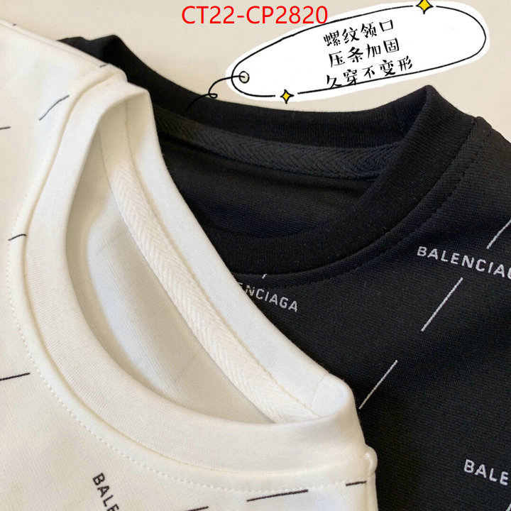 Kids clothing-Balenciaga,replica aaaaa+ designer , ID: CP2820,$: 22USD