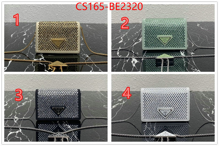 Prada Bags(TOP)-Diagonal-,ID: BE2320,$: 165USD